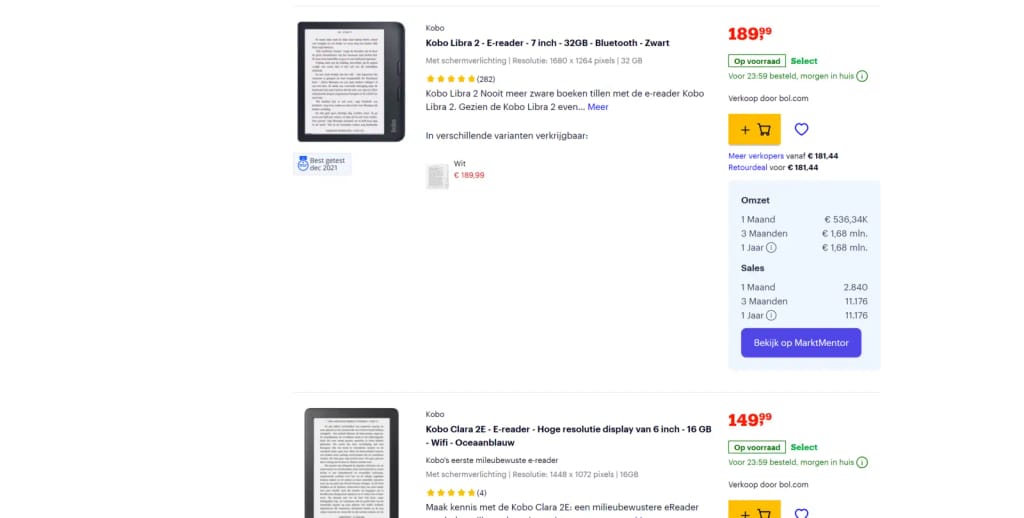 Chrome extensie product sales