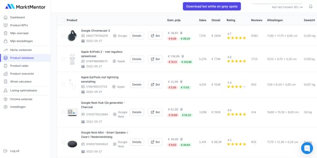 Product Database - Bekijk 1.5M+ producten